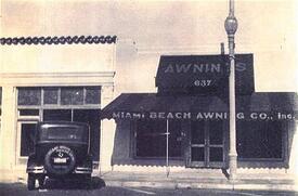Miami Awning Old Storefront