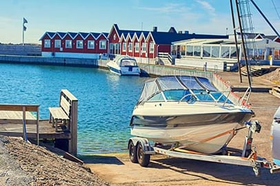 Boat on a dock