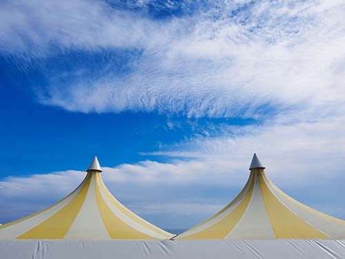 Colorful Tent Clean
