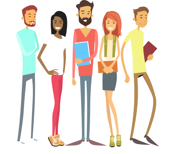 Group of college students who took the Herculite Roommate Agreement Quiz