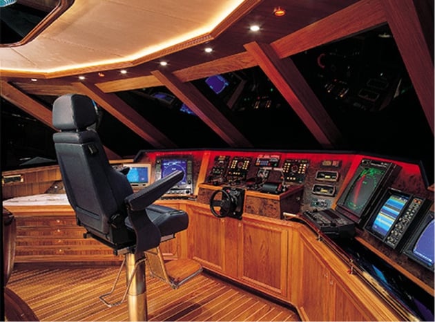 Bridge of a boat