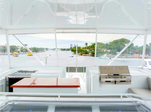 Deck of the boat